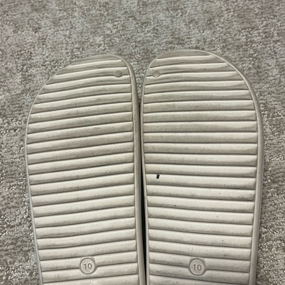 Cream Slide Sandals - Picture 6 of 6